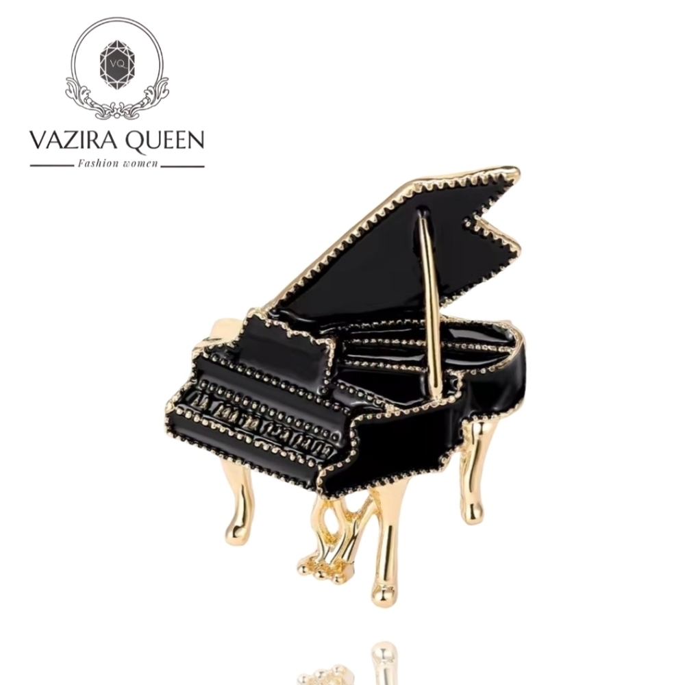 VQ Piano Brooch
